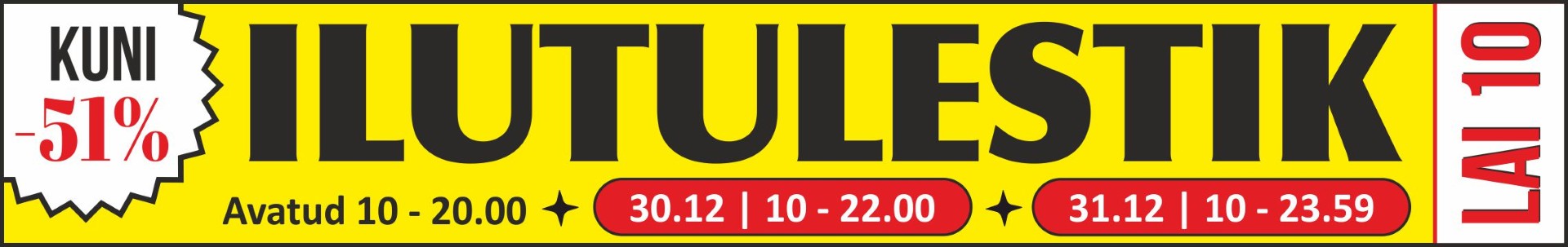 Ilutulestik soodus Pärnus