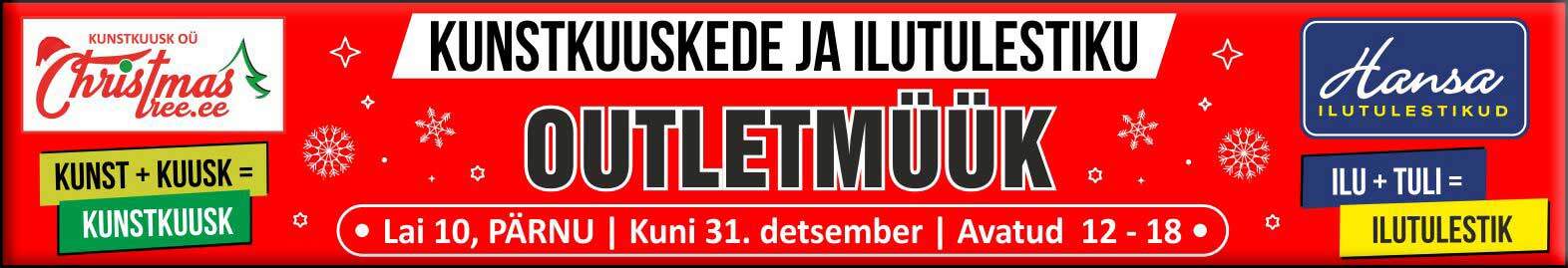 Kunstkuuskede ja ilutulestiku outletmüük